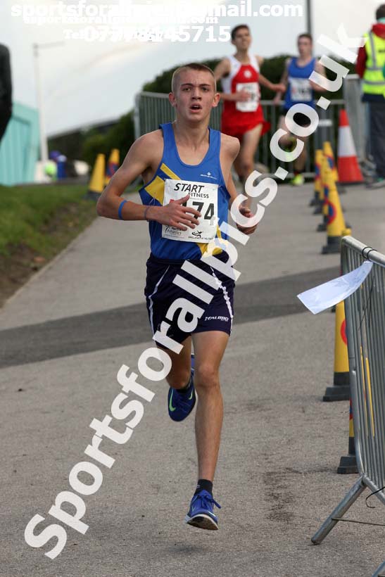 Mens under-17s  Northern 3 Stage Road Relay, SportsCity, Manchester. Photo: David T. Hewitson/Sports for All Pics
